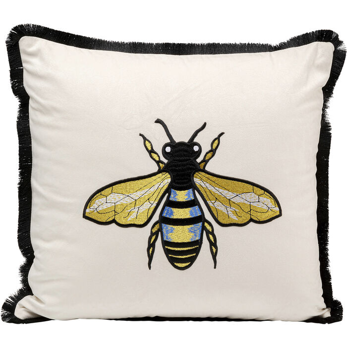 KARE-56818-700x700 Kissen Bee Weiß 45x45cm