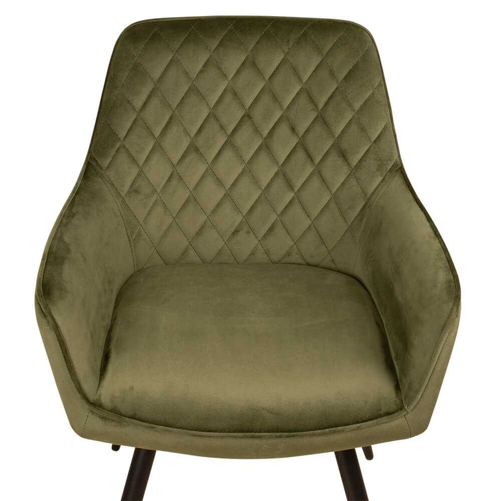 Gastronomiestuehle Polsterstuehle mit Armlehne Lenoro Quartz-503 Velour - Sitzschale
