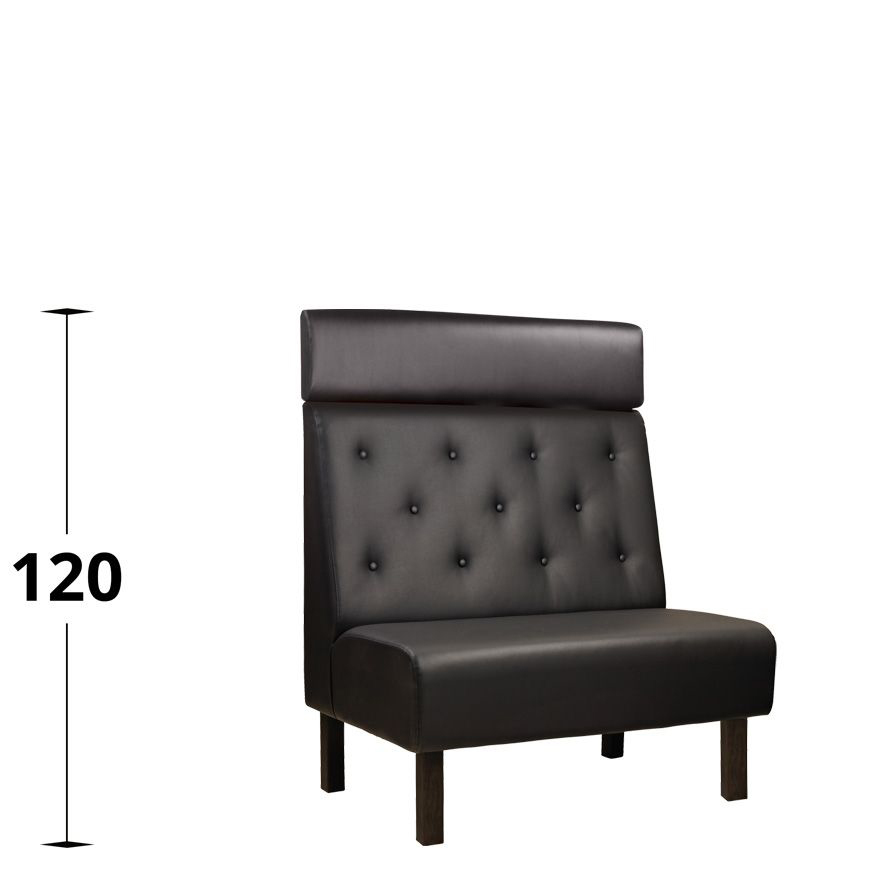 Gastronomie_Volpolsterbank_econa-105-k-100cm_bemassung Econa 105 K 100 cm