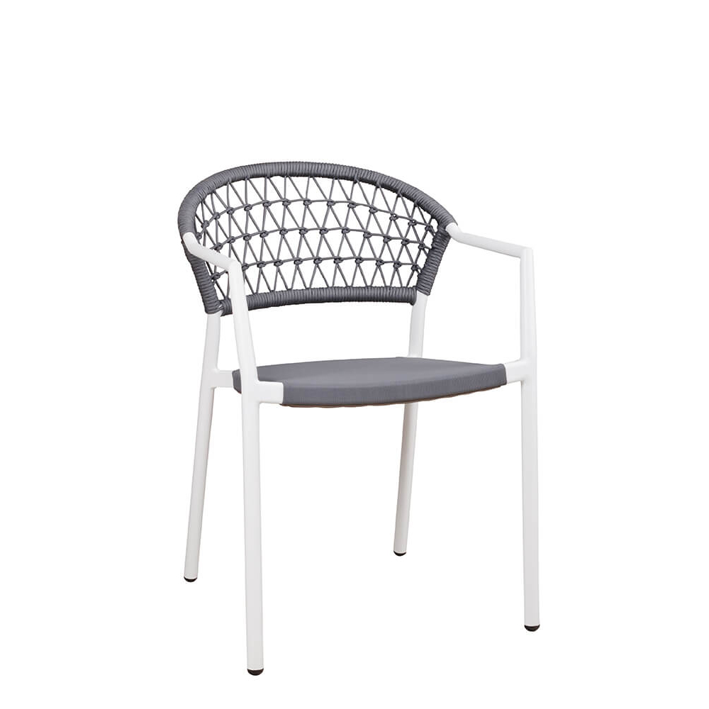 Gastronomie-Outdoorstuhl_Gio-white-grey Gio White Grey