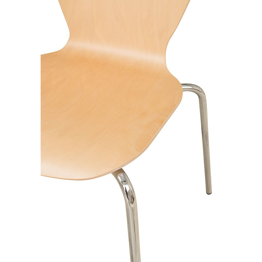 Konferenzstuhl Eruno-1200-30 Beizton: Buche natur Detailansicht Sitzfläche