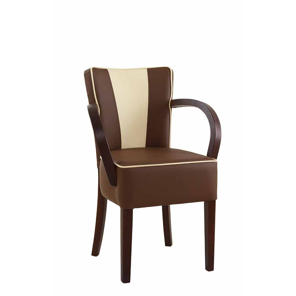 gastronomie-polsterstuhl-toran-arm-stripes-_5 Beizton: Wenge/Bezug: D-33 mit D-10