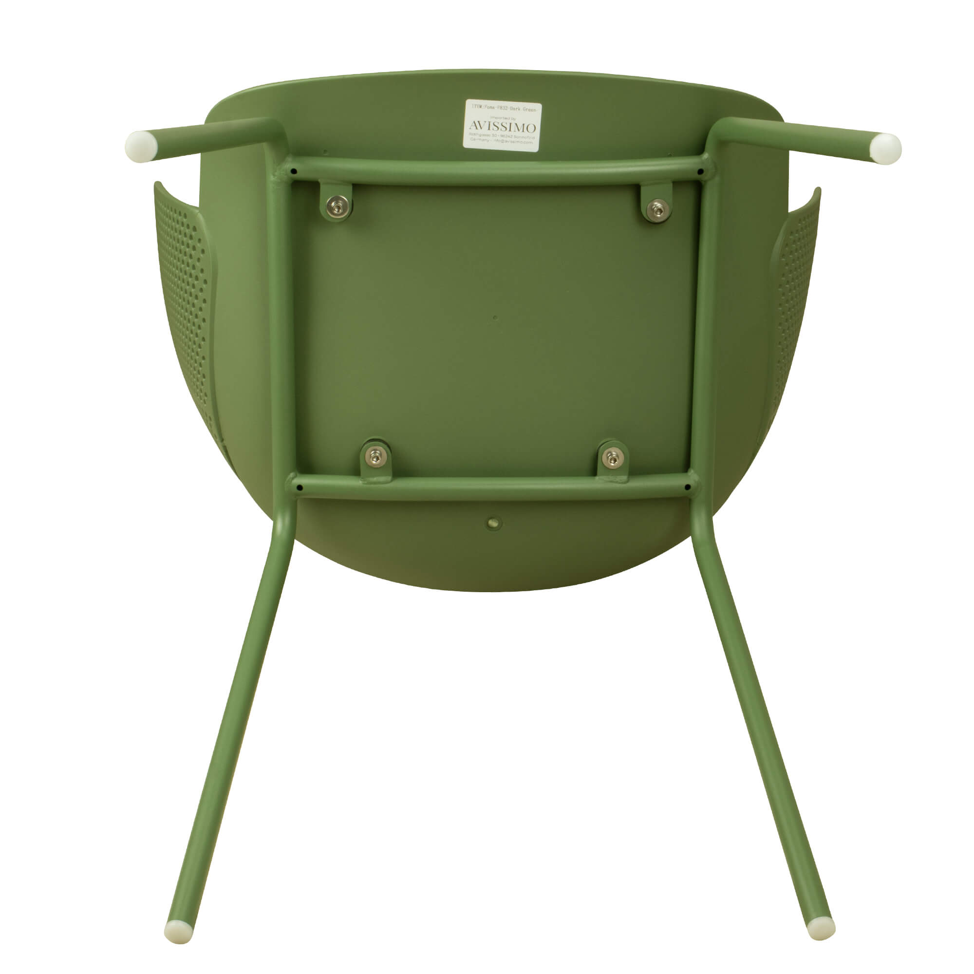 Gastronomiestuhl Outdoor Foma-F832 green - Detail Gestell