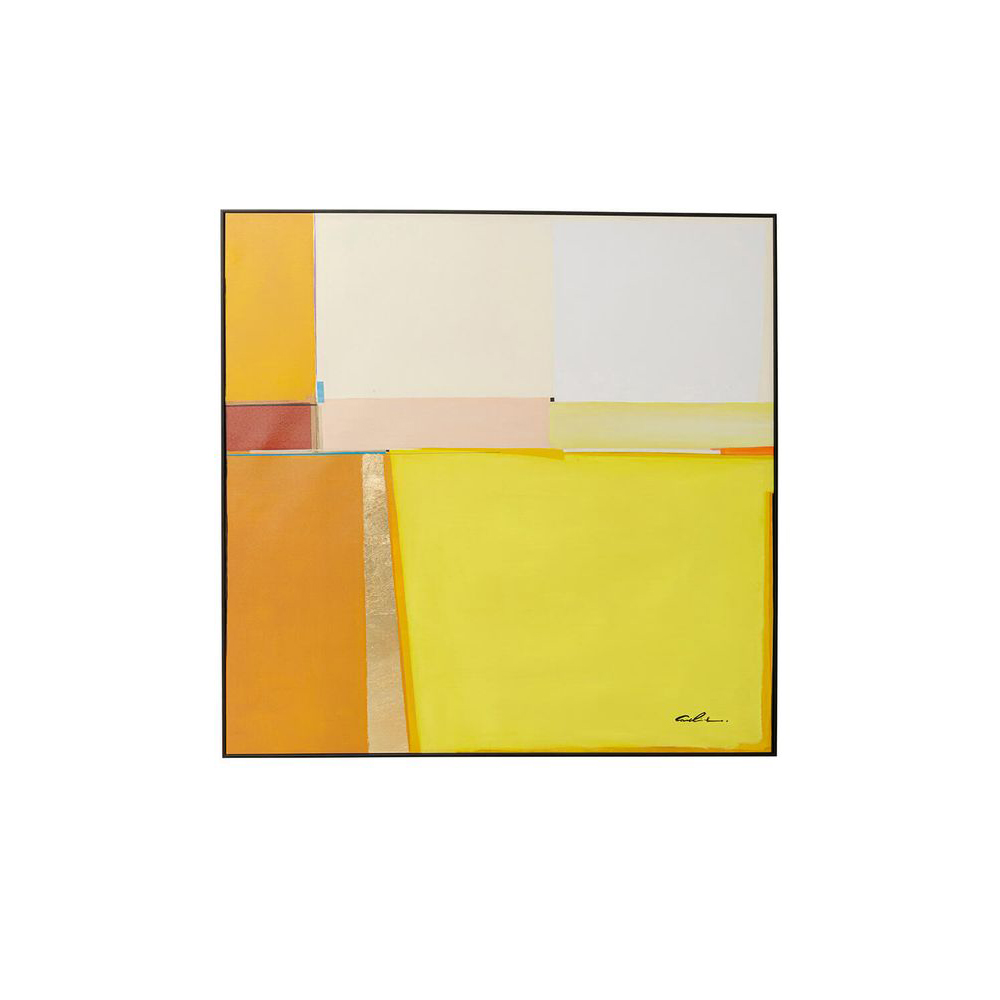 53897 Gerahmtes Bild Abstract Shapes