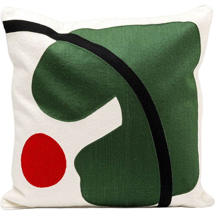 KARE-57228-700x700 Kissen Art Line Grün 50x50cm