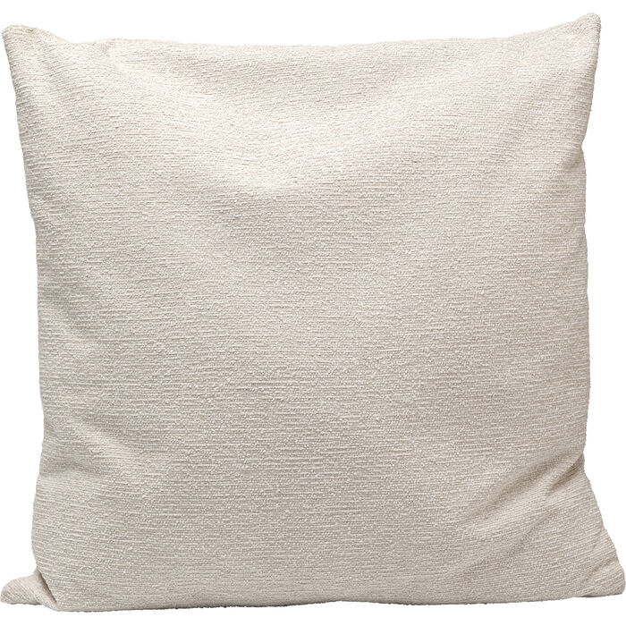 gastronomie_kissen_50x50cm_kat_1_individual Kissen Individual Kat. 1 50x50 cm in hellem Naturton mit fein strukturierter Stoffoberfläche – schlichtes, zeitloses Design, Frontansicht
