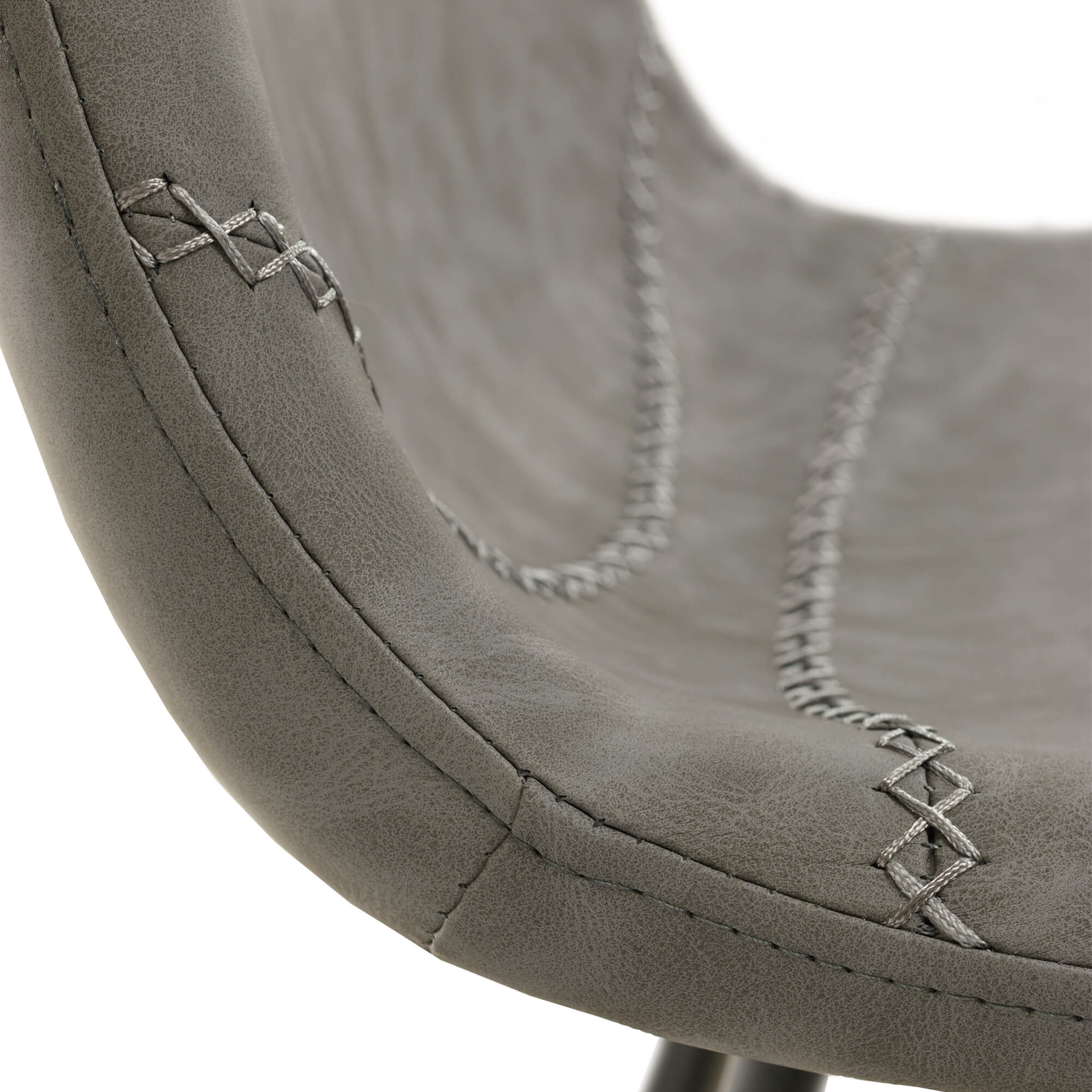 Gastronomiemoebel Polsterstuhl Jones grey - Detail Naht