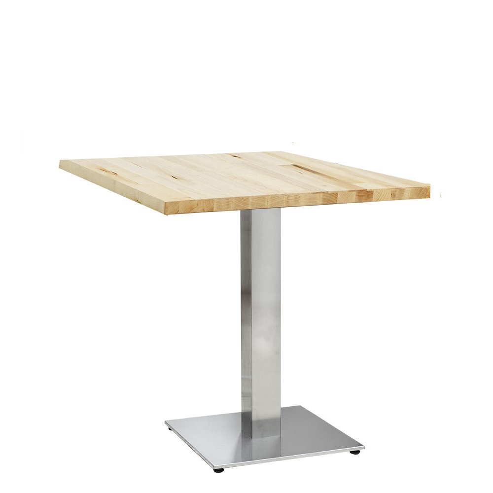 gastronomie-tischgestell-sam-tg-404-e-_4 Anwendungsbeispiel mit Platte Ahorn 26 mm