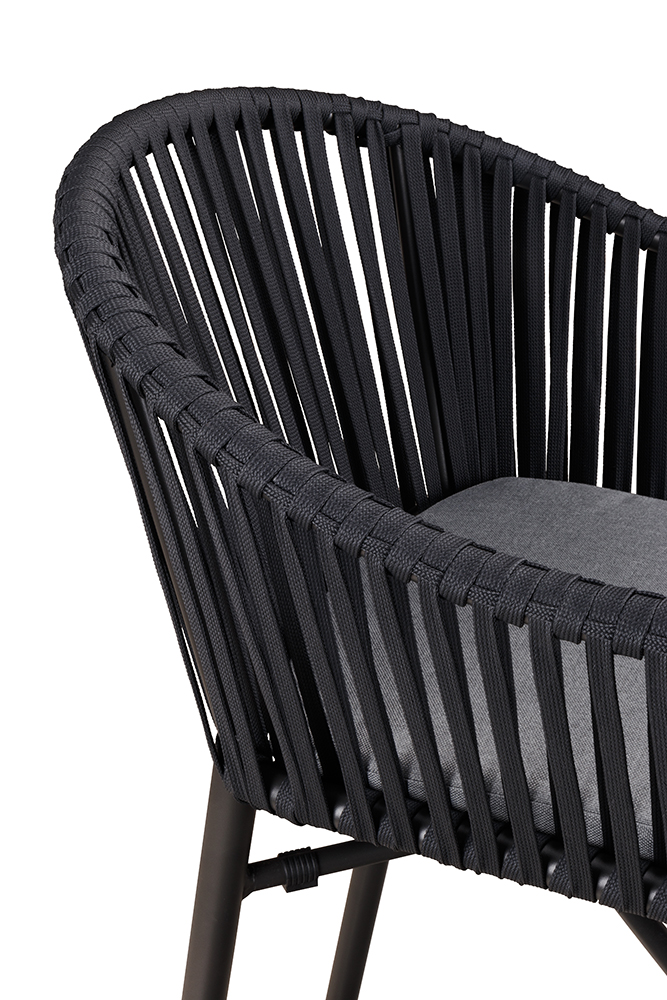 Barhocker Ramila Bar Dark Grey | Ohne Rückenkissen