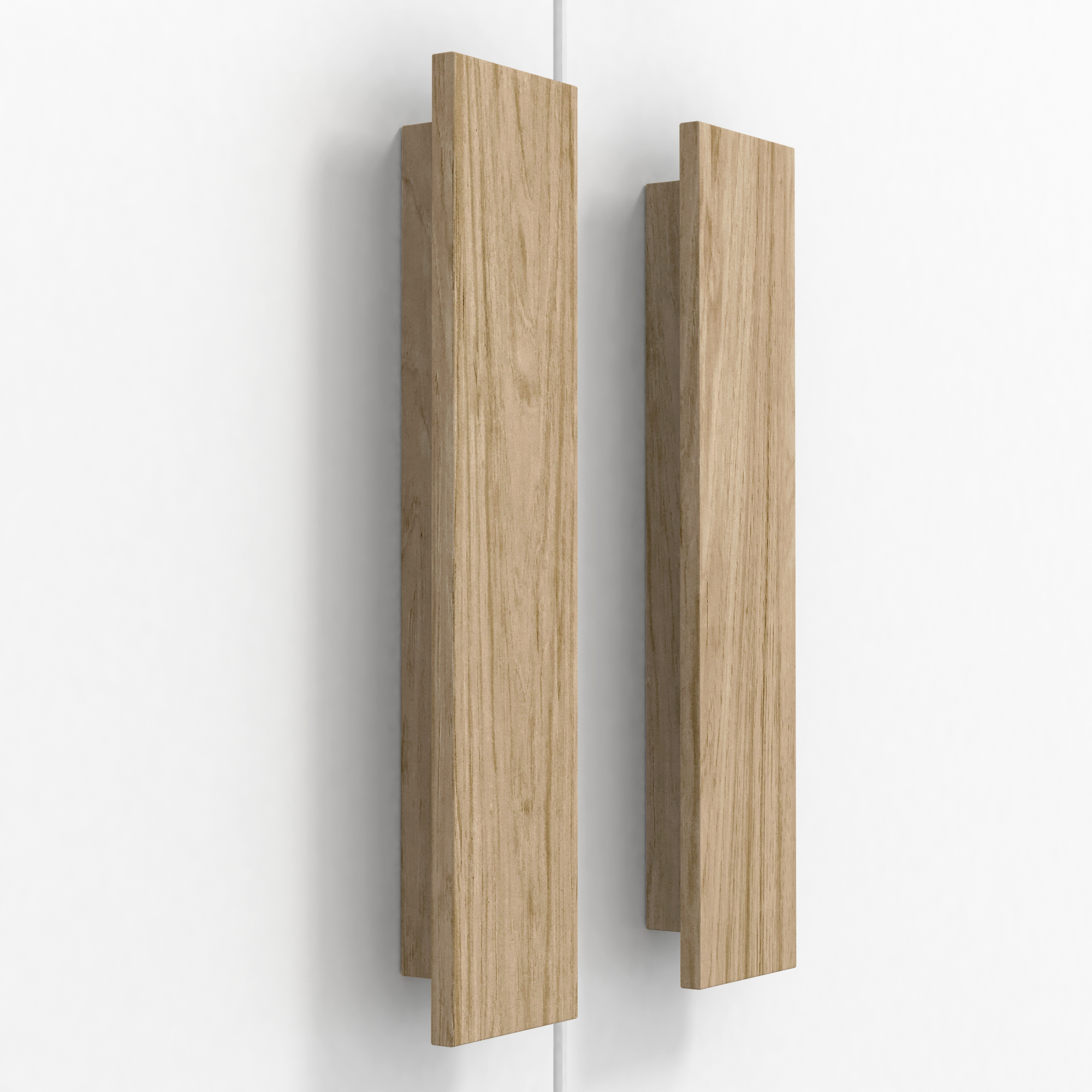 wood-handle Set 2 Holzgriffe