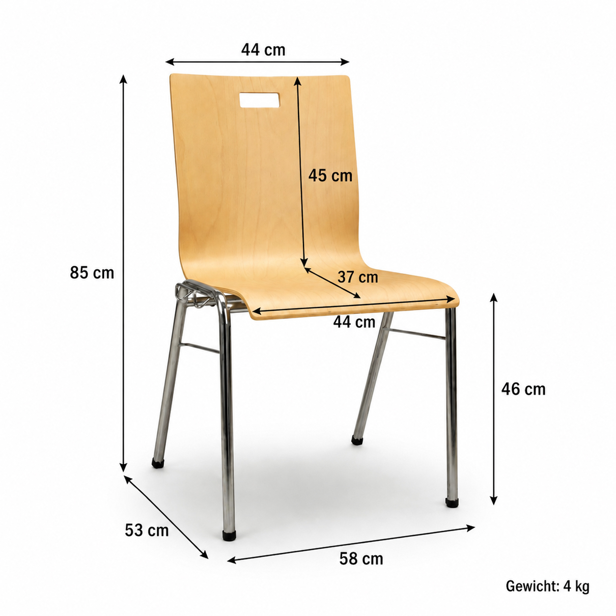 Konferenzstuhl Anco 302 Ma?e