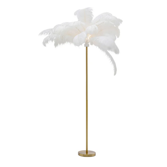 53750 Stehleuchte Feather Palm Weiß 165cm