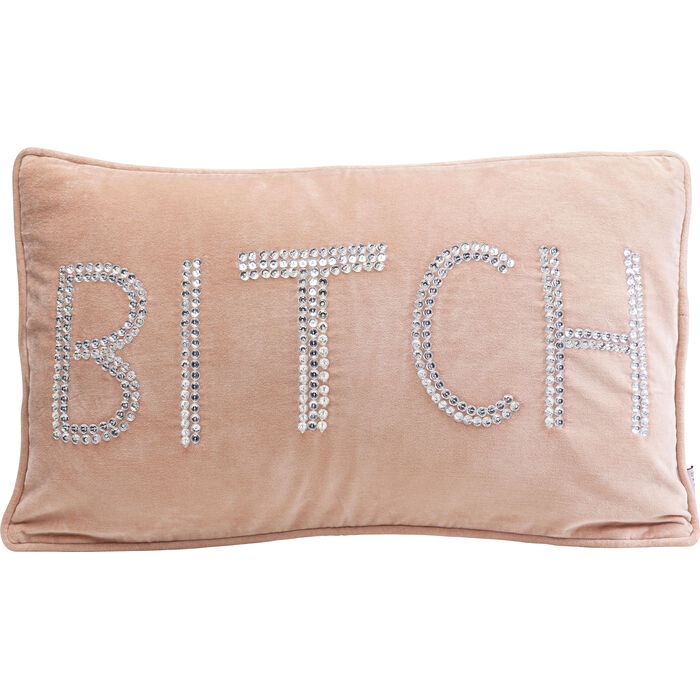KARE-55771-700x700 Kissen Beads Bitch Blush 35x60cm