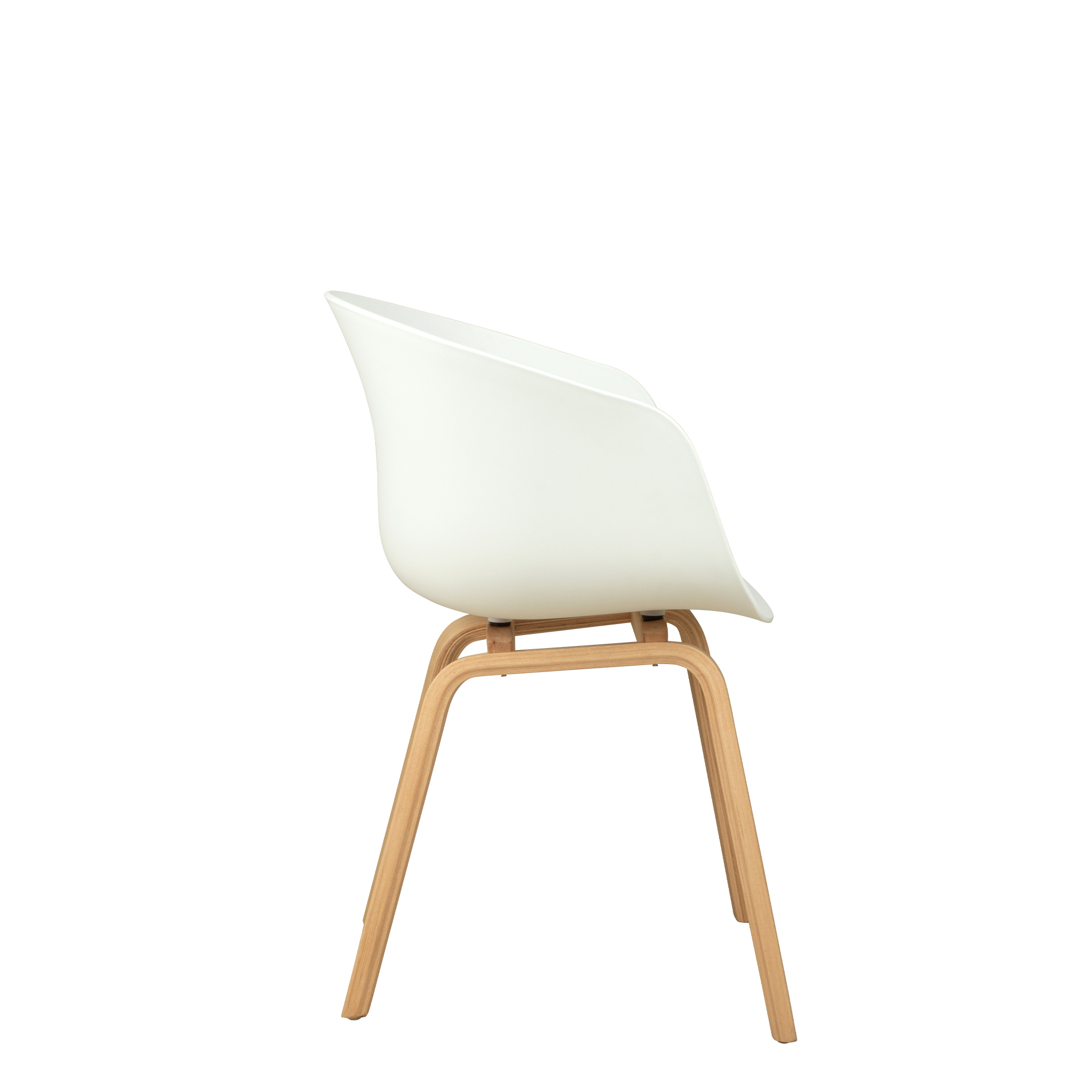 Gastronomiestuhl Polsterstuhl Bentato Arm - Seitenansicht