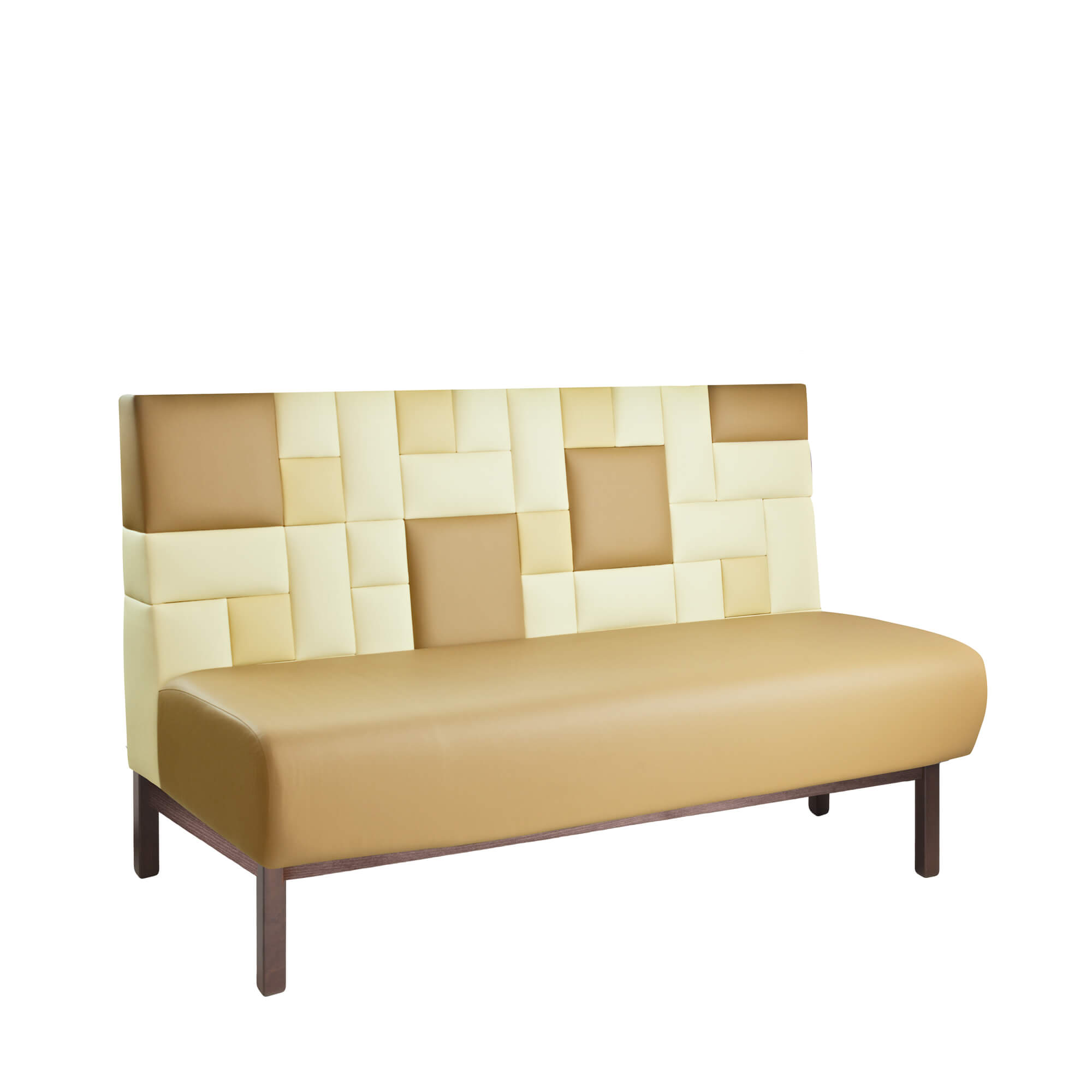 Vollpolsterbank Q-115 frei konfigurierbar – Vorderansicht