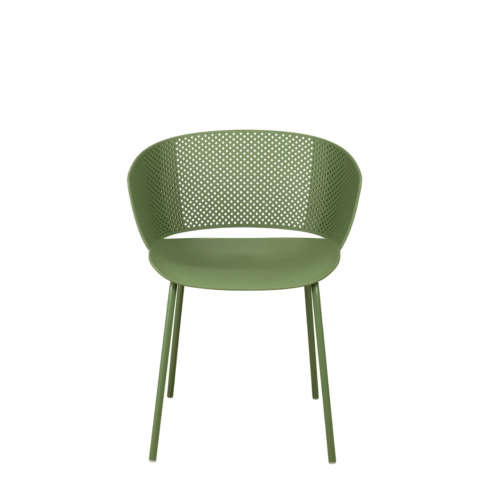 Gastronomiestuhl Outdoor Foma-F832 green - Frontal