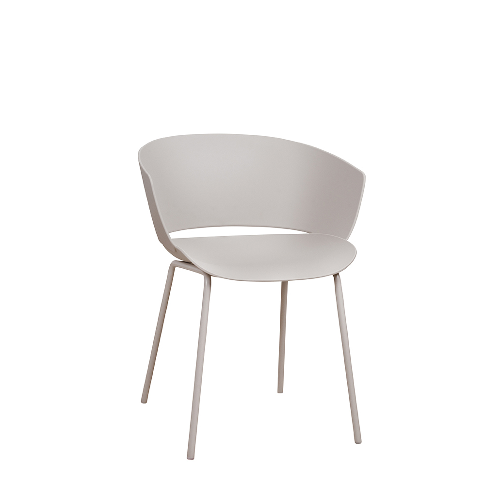 Gastronomie-outdoor-kunststoff-stuh-FOMAl-F832_Light-Grey_vorne_1000px Kunststoffstuhl FOMA F833 Light Grey