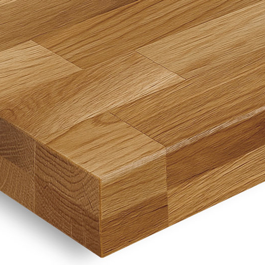 Gastronomie_Tischplatte_Eiche-Massiv_40mm_STV 40mm Eiche massiv Tischplatte STV