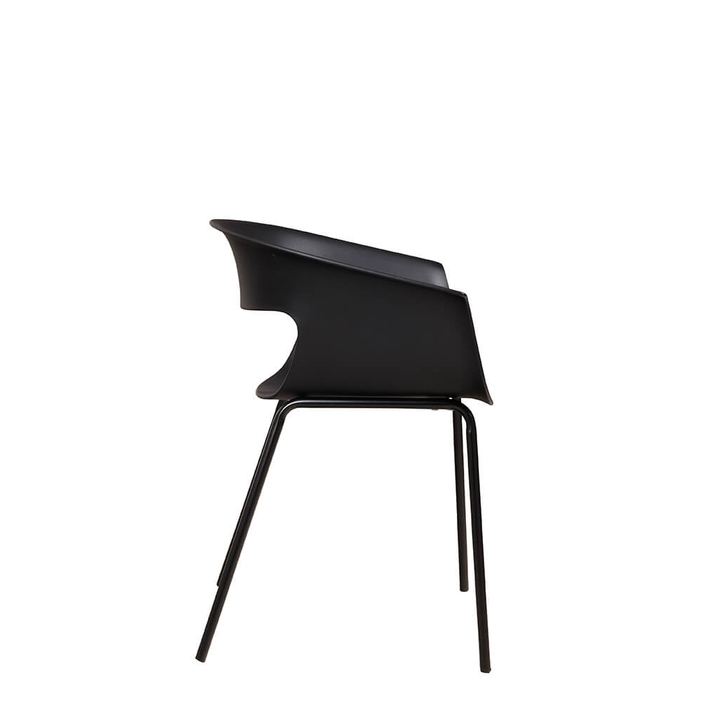 Gastronomiestuhl_Outdoor_Kunststoffstuhl_FOMA-F835-Black_29 Kunststoffstuhl FOMA F835 Black