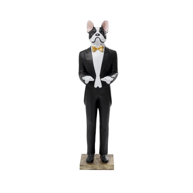 53764 Deko Figur Butler Dog Alfred 159cm