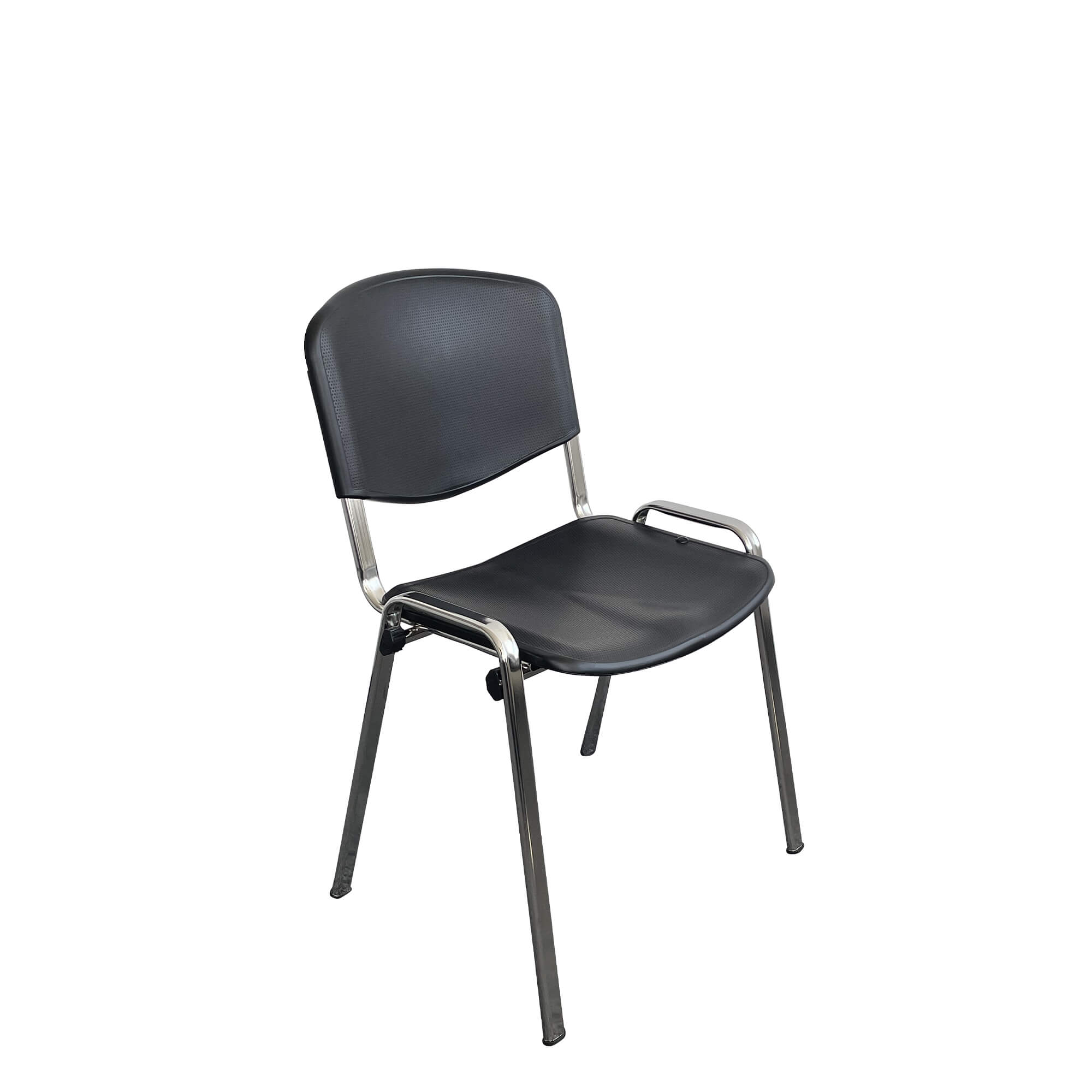 Stapelstuhl Delea Chrome Schwarz Stapelstuhl Delea Chrome Schwarz