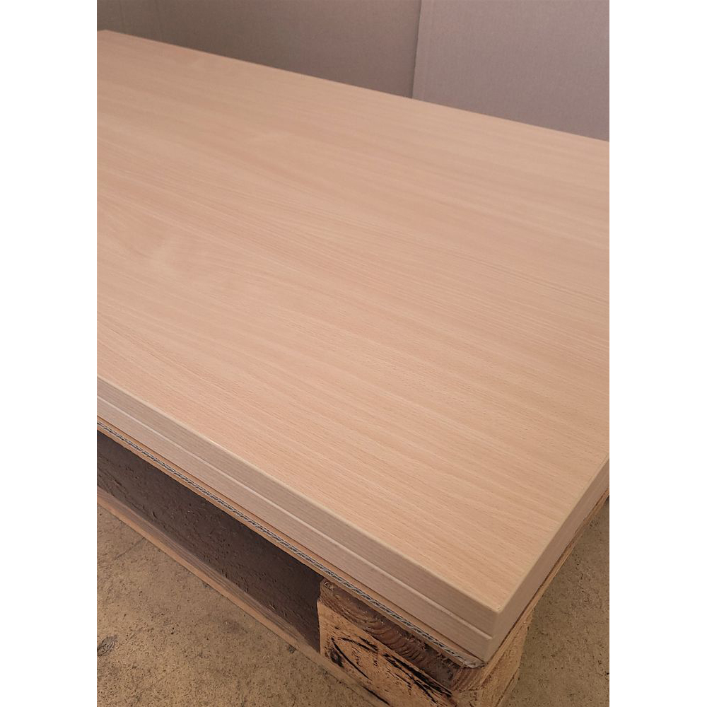 Melaminharz-Tischplatte 25mm 140x80cm Buche natur - Sonderposten