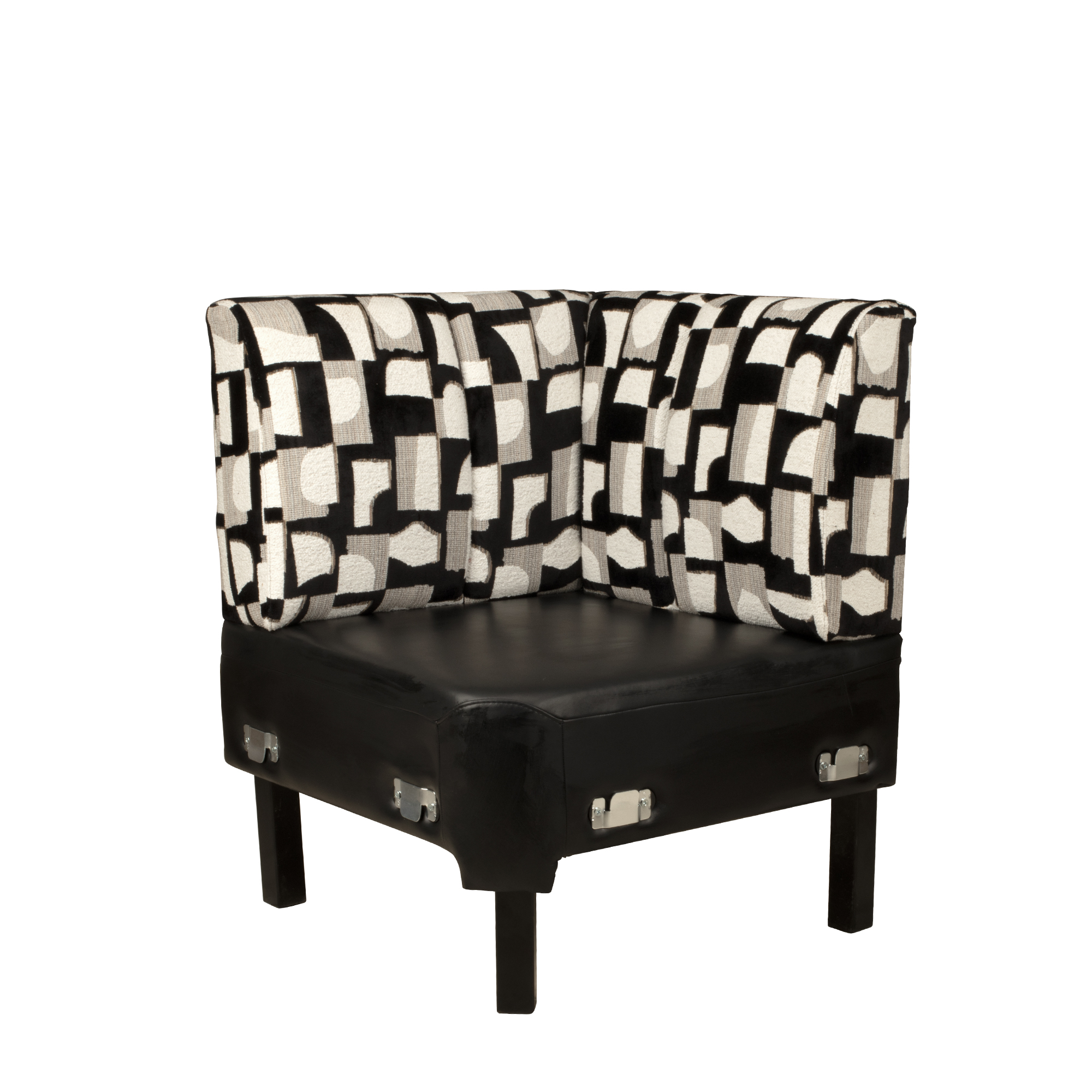 Econa-133-Ecke modulare Polsterbank – Vorderansicht