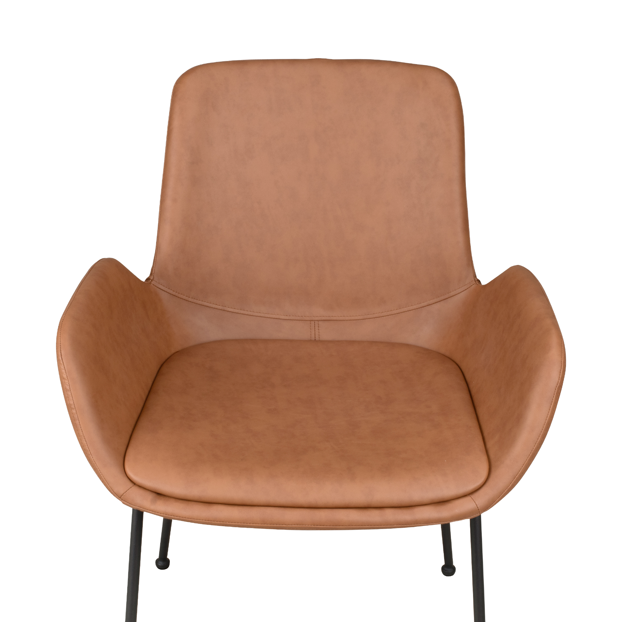 Rito Arm Brown Vollpolsterstuhl für Gastronomie – Sitzschale