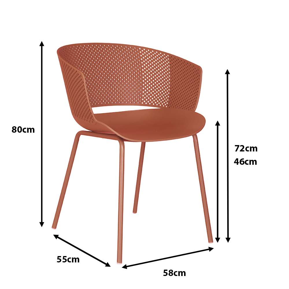 FOMA F832 Orange Maße