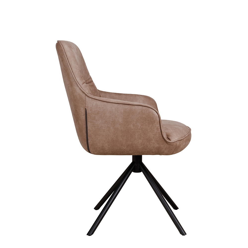 Restaurant-Polsterstuhl Eno-Arm seite