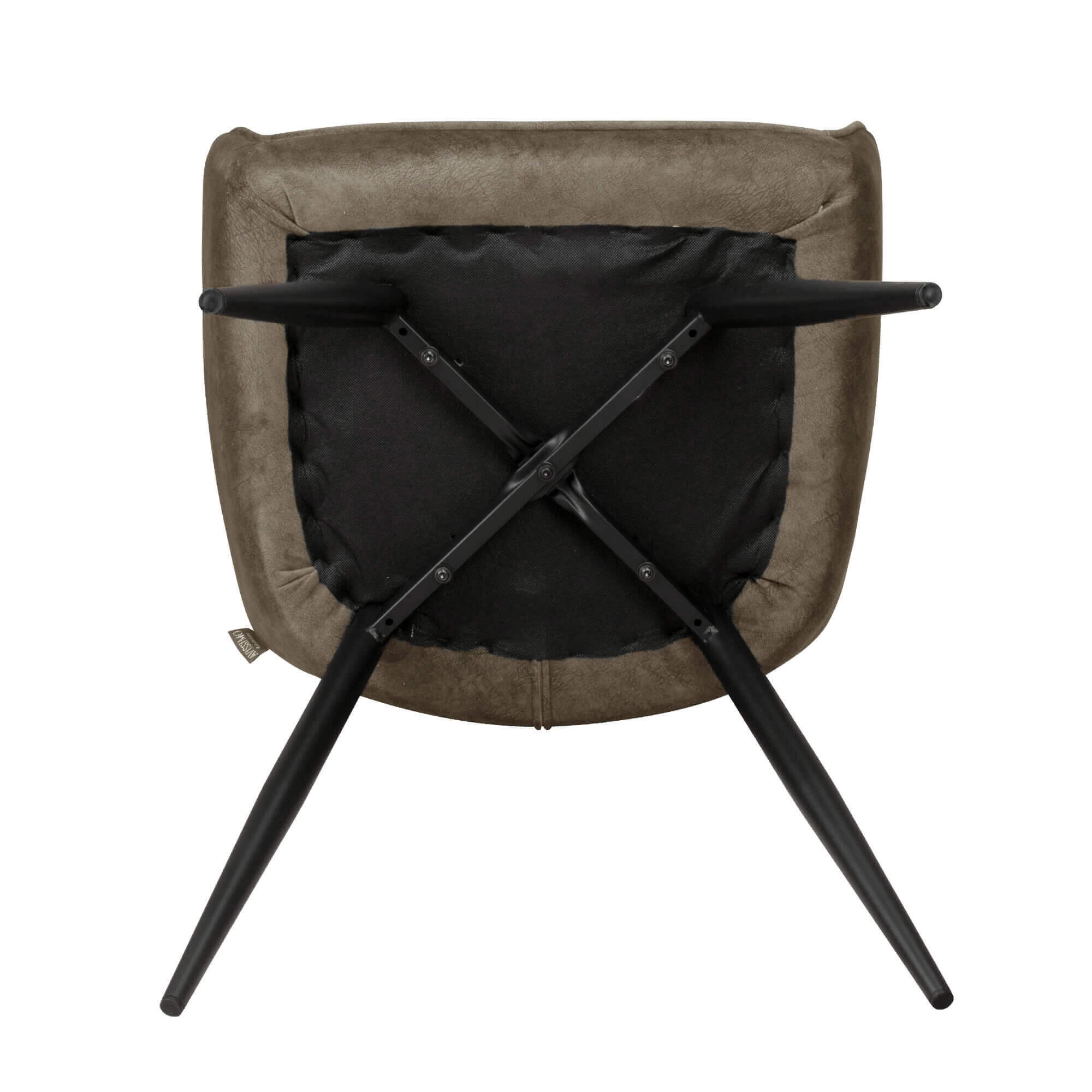 Gastronomiestuehle Polsterstuehle mit 4-Bein Lenoro Marble 104 Velour - Gestell