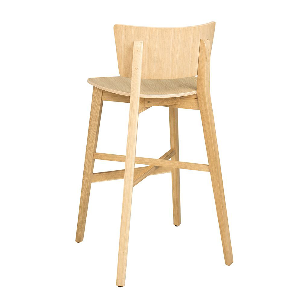 Dimoni-Bar_Eiche_hinten_1000px Barhocker Dimoni-Bar aus Eichenholz, Sitzhöhe 74 cm, für Gastronomie & Hotel