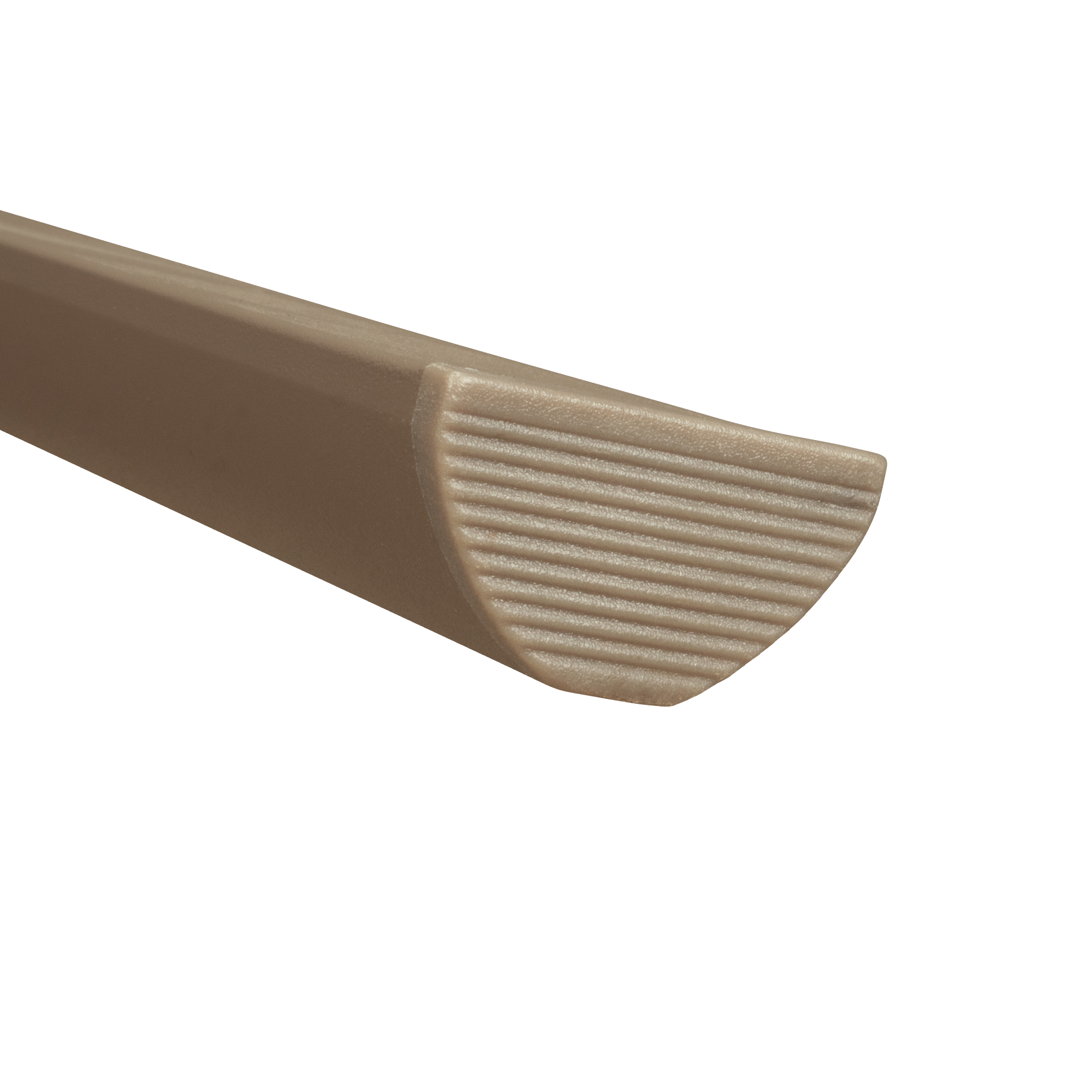 Stramo taupe Outdoorstuhl mit Geflecht – Detail Stuhlbein
