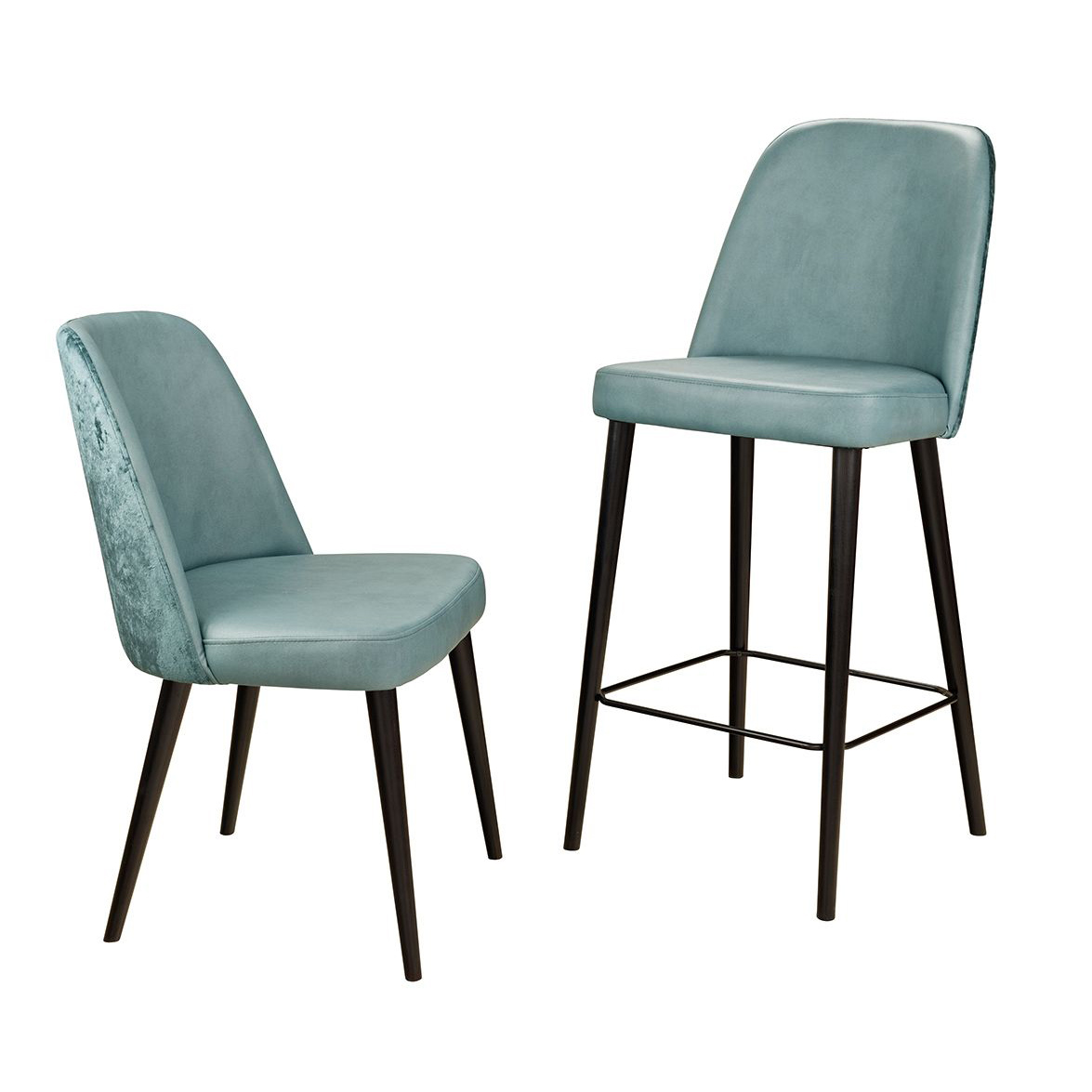 Polsterstuhl Gastronomie Sona und Sona-Bar_Vorderansicht