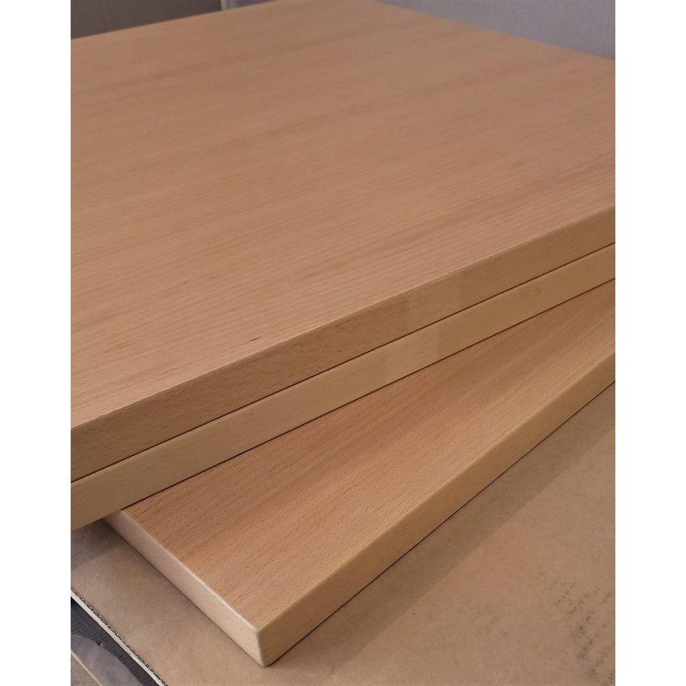 Massivholz-Tischplatte 30mm 70x70cm Buche natur - Sonderposten