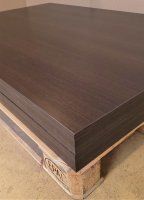 Melaminharz-Tischplatte 50mm 120x80cm Wenge - Sonderposten Melaminharz-Tischplatte 50mm 120x80cm Wenge - Sonderposten