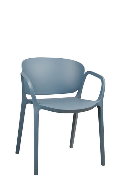 Kunststoffstuhl FOMA-1800 Cold Blue