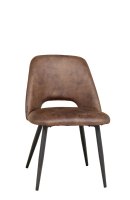 Polsterstuhl Gastronomie Uson-Torrero-102 mit Polsterung, offenem Rücken und Metall-Gestell Polsterstuhl Gastronomie Uson-Torrero-102 mit Polsterung, offenem Rücken und Metall-Gestell