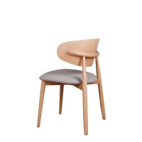 Vorschau: Gepolsterter Holzstuhl Makaro aus Buchenholz für Gastronomie Vorschau: Gepolsterter Holzstuhl Makaro aus Buchenholz für Gastronomie