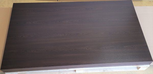 Tischplatte Melaminharz 25mm 140x80 Wenge - Sonderposten