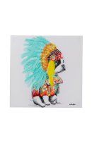 Leinwandbild Headdress Dog Leinwandbild Headdress Dog