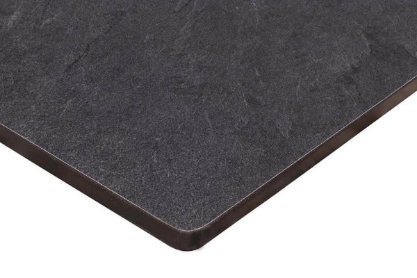 HPL Compact Dark Marmor Tischplatte