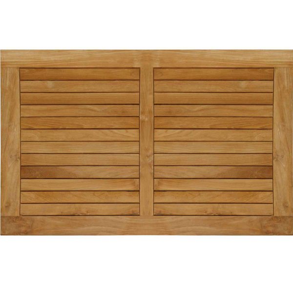 Teak-Tischplatte