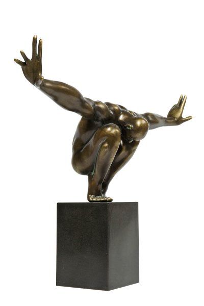 Deko Objekt Athlet Bronze 75cm