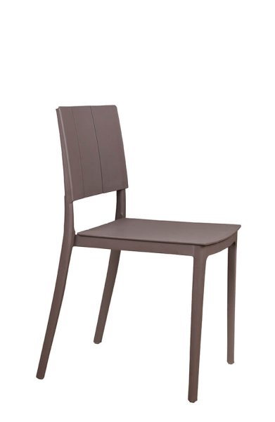Kunststoffstuhl FOMA-1860 Taupe