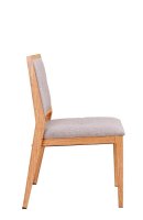 Vorschau: Stapelbarer Bankettstuhl Tirano mit Polsterung und Holzoptik-Gestell Vorschau: Stapelbarer Bankettstuhl Tirano mit Polsterung und Holzoptik-Gestell