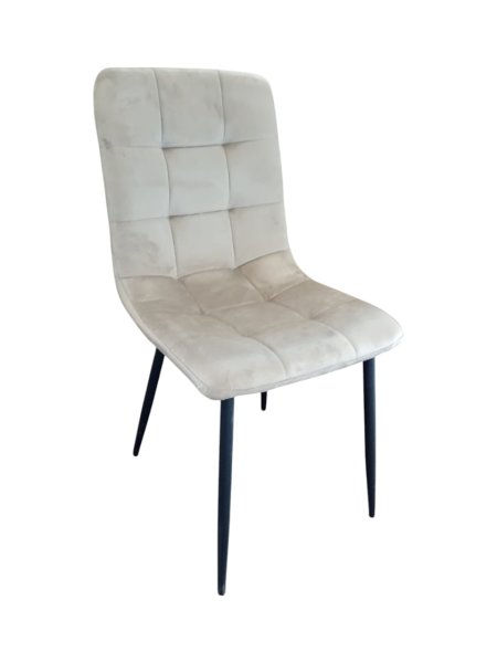 Polsterstuhl Derri hellgrau