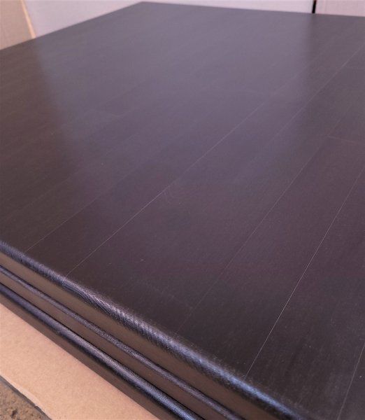 Massivholz-Tischplatte 30mm 70x70cm Wenge - Sonderposten