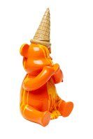 Deko Figur Sitting Gelato Bear Orange 37cm Deko Figur Sitting Gelato Bear Orange 37cm