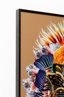 Gerahmtes Bild Flower Hair 120 x 120 cm Gerahmtes Bild Flower Hair 120 x 120 cm